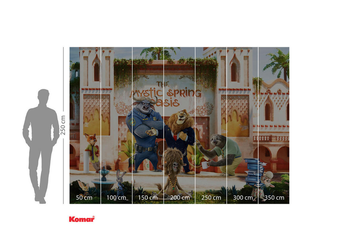 FOTOTAPETE - Multicolor, Design, Textil (350/250cm) - Disney