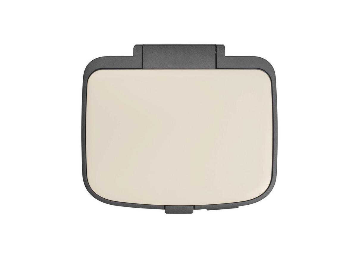 KOŠ S NOŽNOM PAPUČICOM  7 l  Bo  - bež/antracit, Basics, metal/plastika (24,2/31/24,2cm) - Brabantia