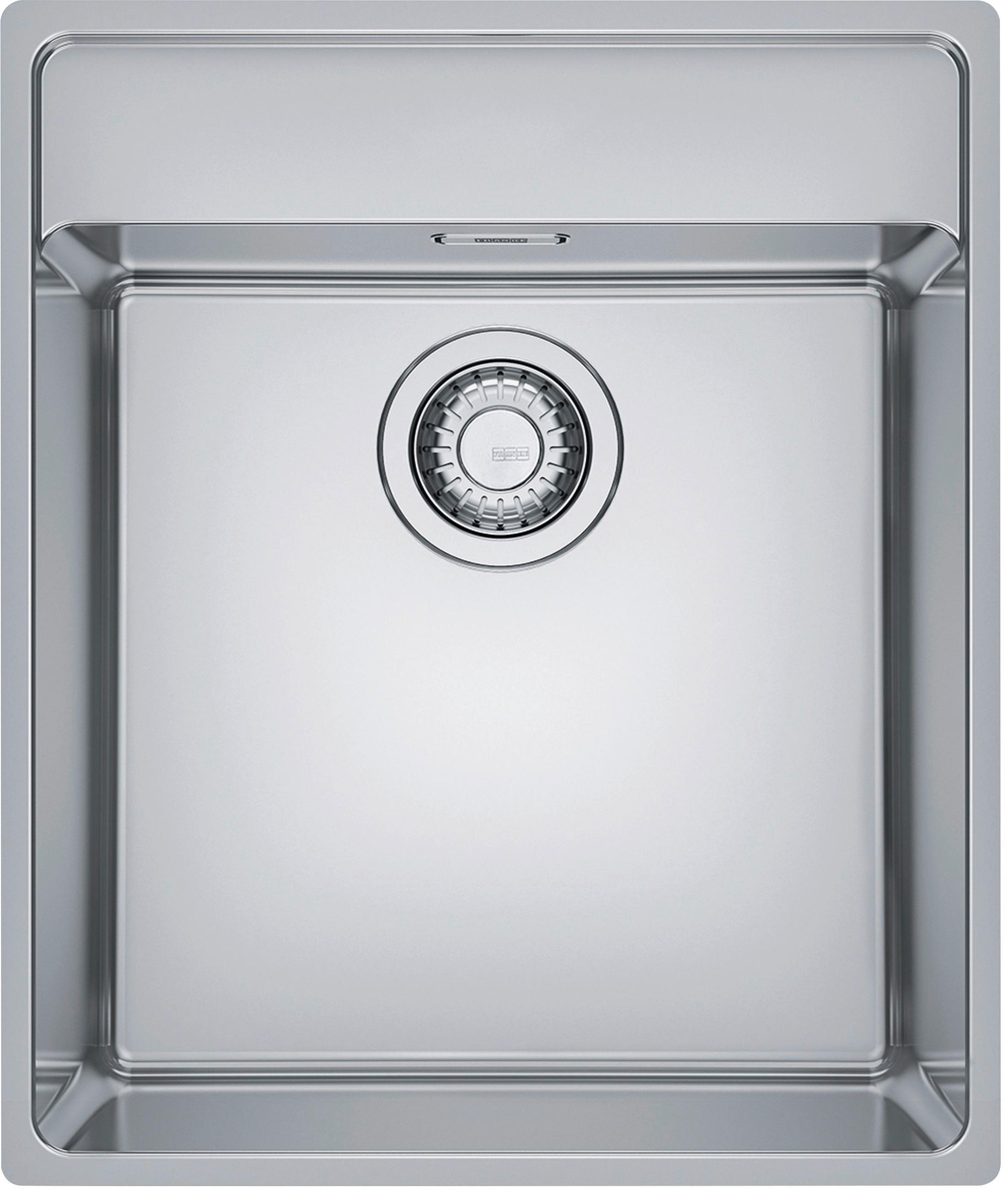 SPÜLE 127.0537.586  - Edelstahlfarben, Basics, Metall (43/18/51cm) - Franke