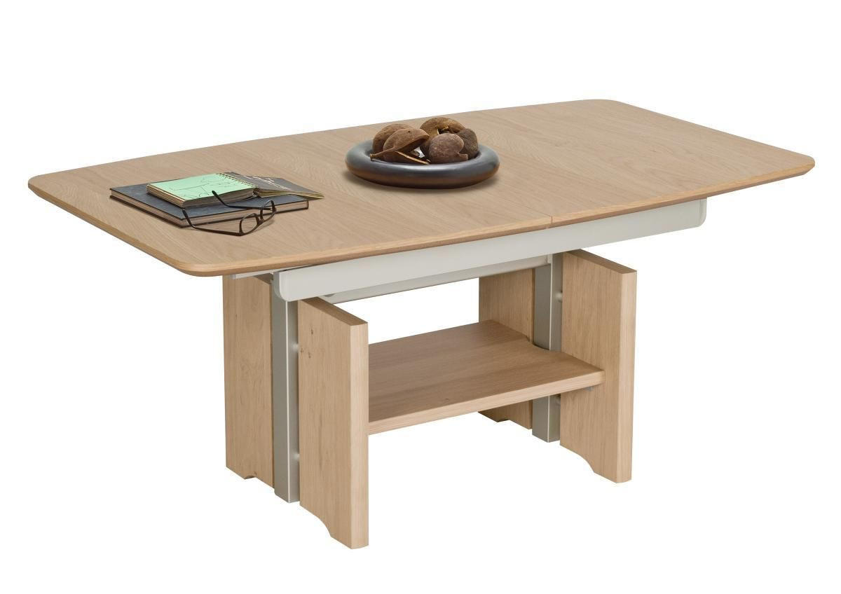COUCHTISCH Eiche furniert 120/70/54 cm rechteckig Eichefarben  - Eichefarben, KONVENTIONELL, Holz (120/70/54cm)