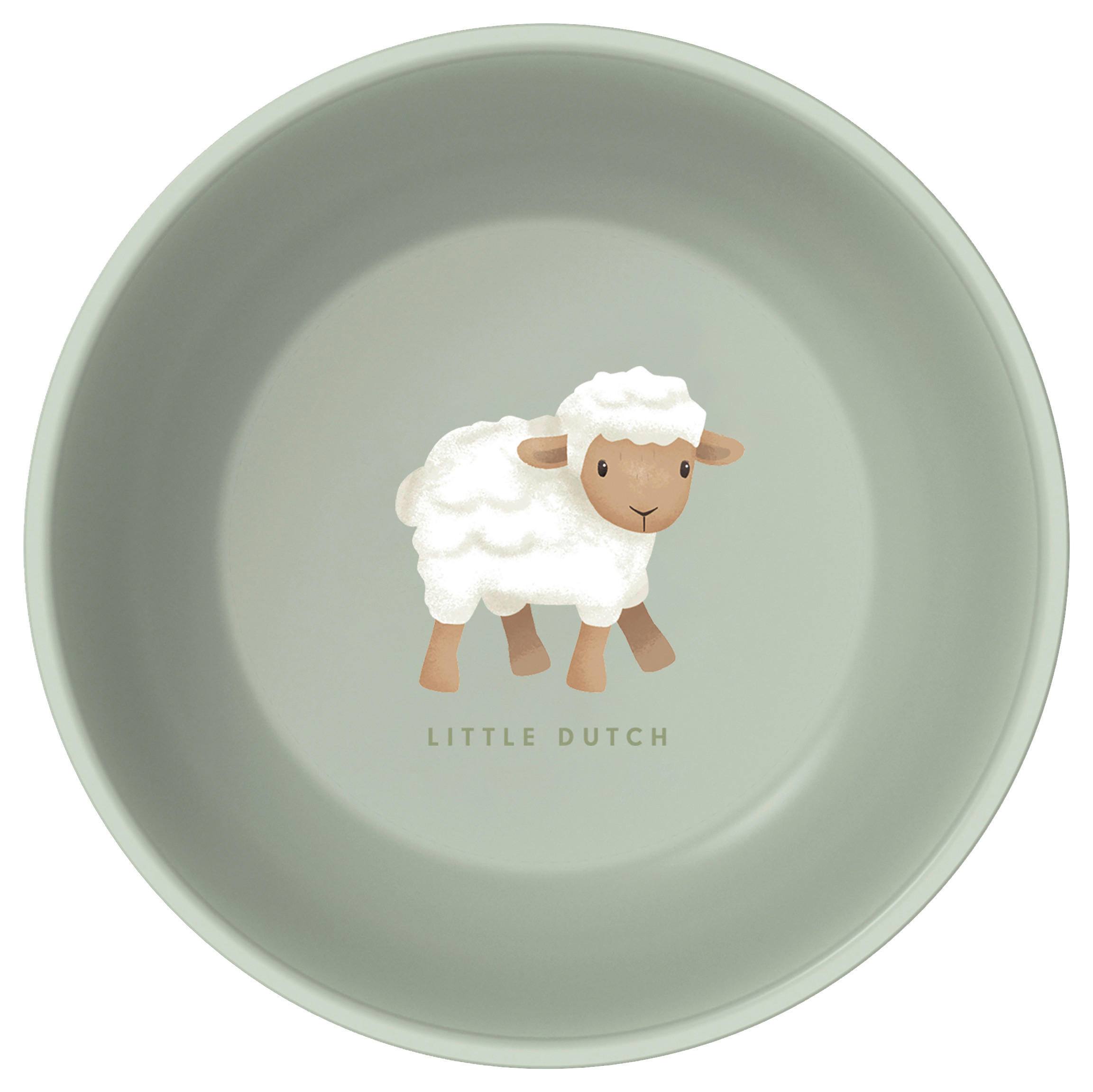 KINDERTELLER  - Olivgrün, Basics, Kunststoff (12,7/12,7/4,5cm) - Mepal