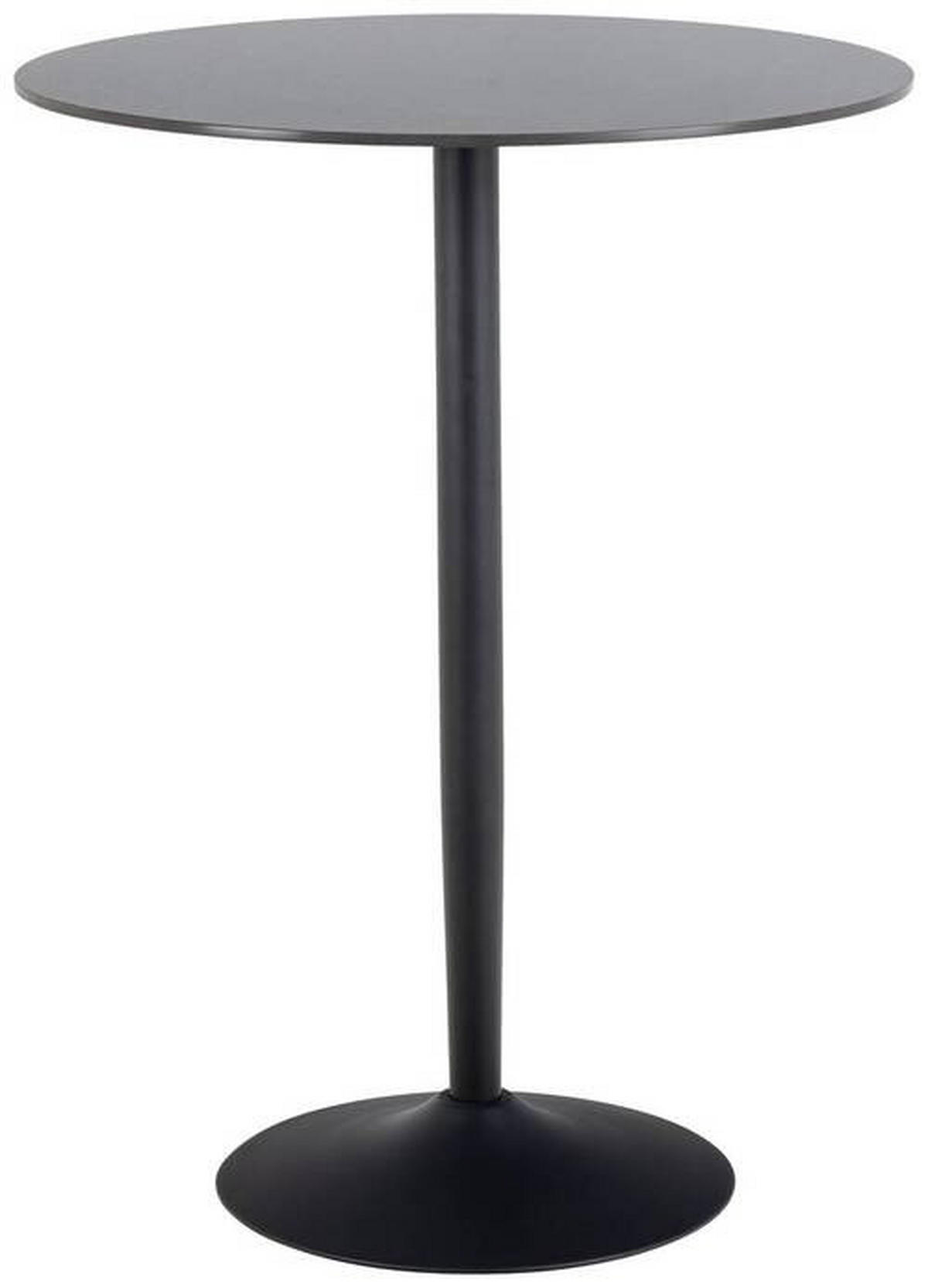BARSKA MIZA  - črna, Design, kovina/keramika (80/80/105cm) - MID.YOU