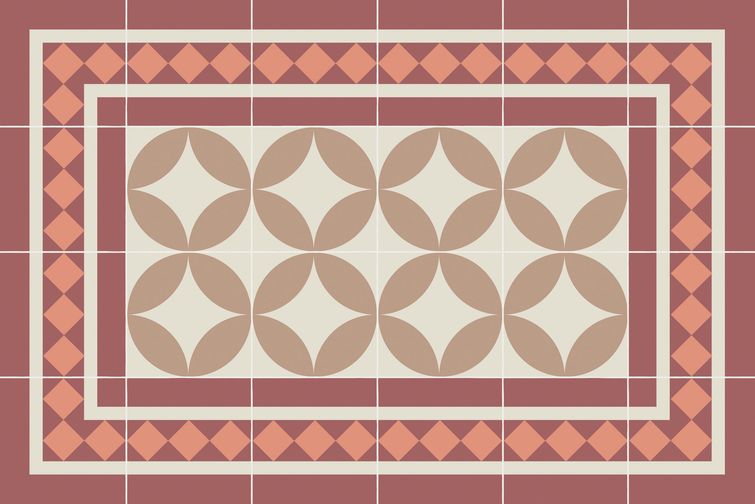 OUTDOORTEPPICH 40/60 cm Orange - Orange, Design, Kunststoff (40/60cm)