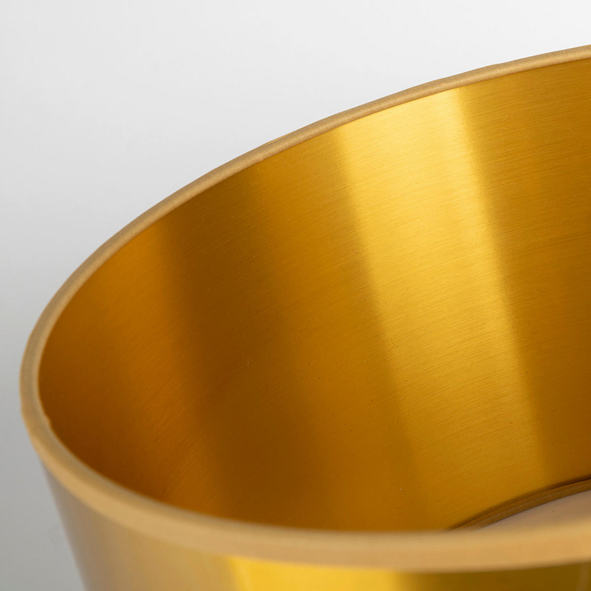 LEUCHTENSCHIRM Gold 40/35 cm   - Goldfarben, Basics, Textil/Metall (40/35cm)