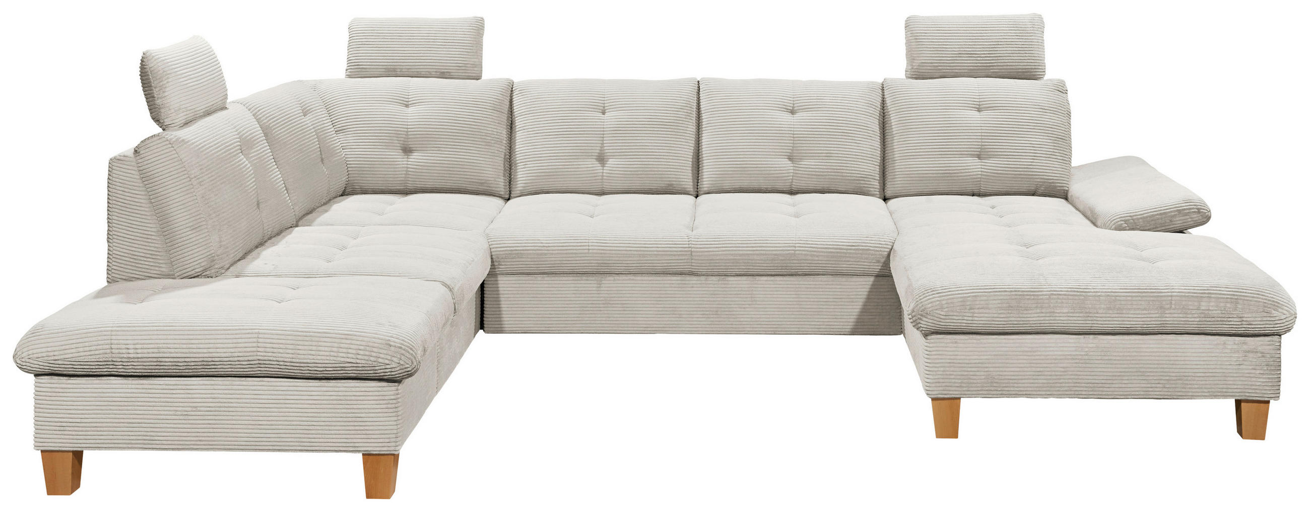 SOFFA i manchester beige  - beige/ekfärgad, Klassisk, trä/textil (220/324/170cm) - MID.YOU