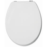 WC-SITZ - Weiß, Basics, Holzwerkstoff (35,8/5,8/44cm) - Sadena