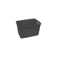 ÚLOŽNÝ BOX, plast - tmavě šedá, Basics, plast (28,5/38,5/22cm) - Homeware