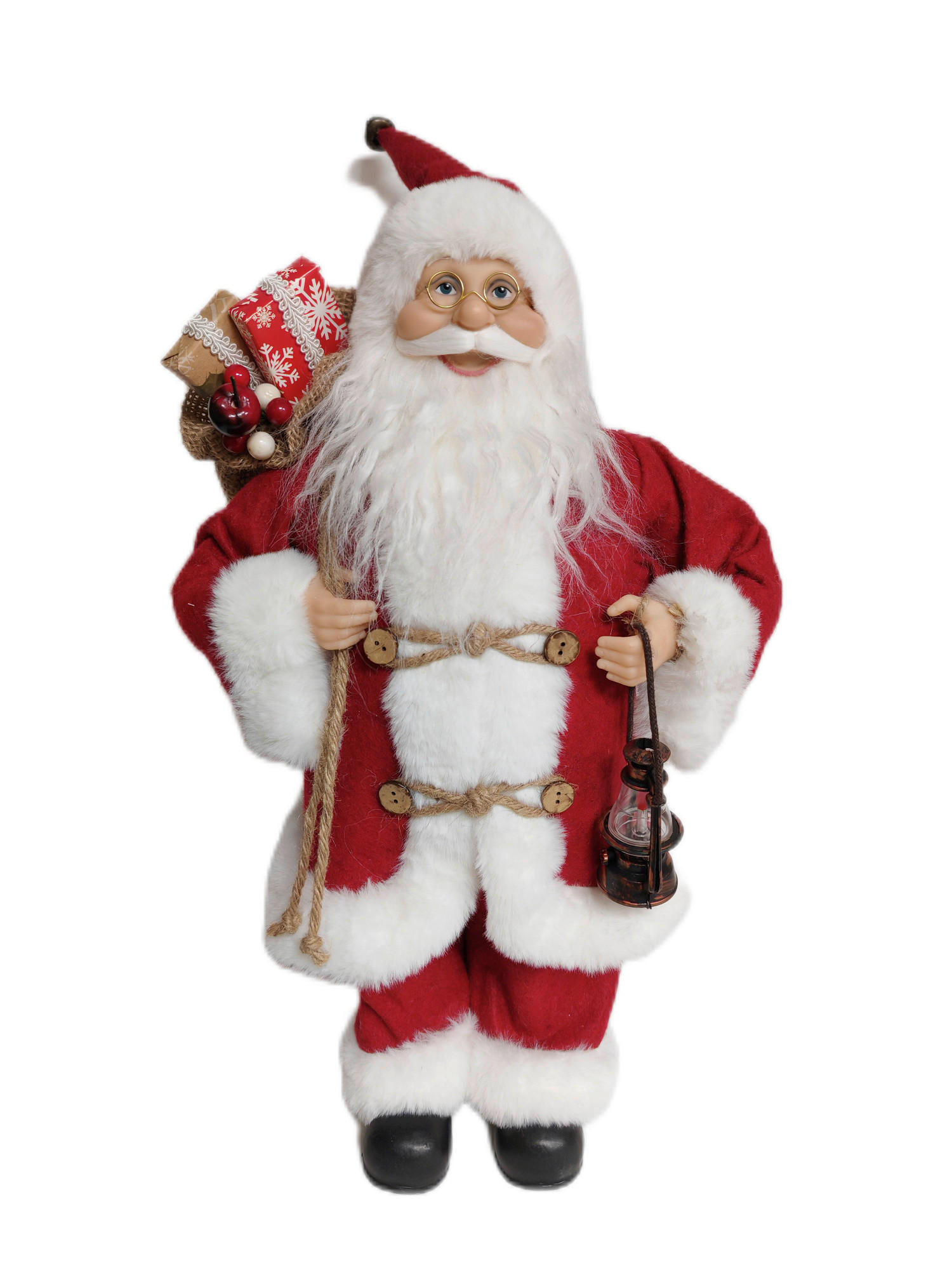 TÉLAPÓ - többszínű, Lifestyle, műanyag/textil (22,5/45,5/16cm) - X-Mas