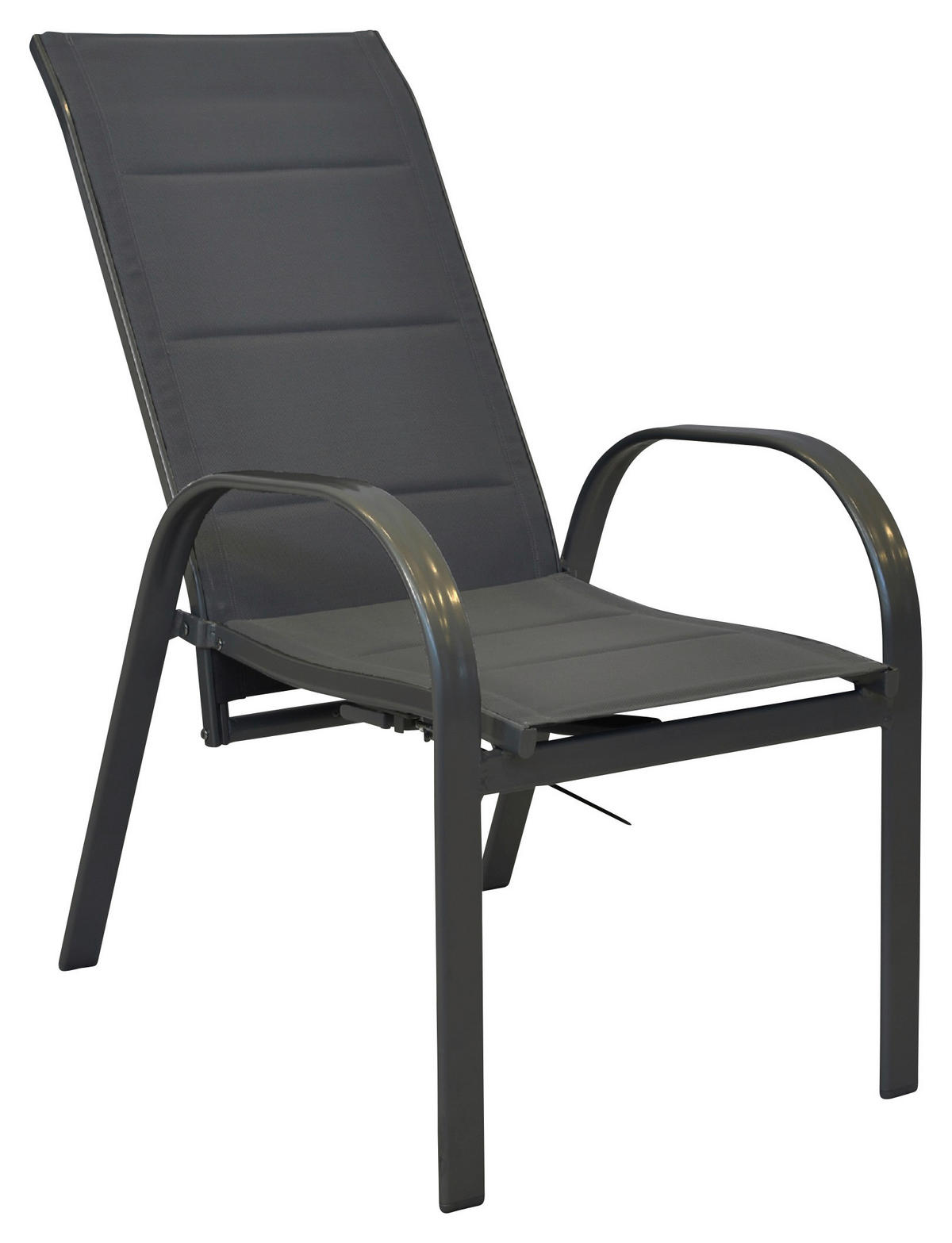 STAPELSESSEL Aluminium Anthrazit, Graphitfarben  - Anthrazit/Graphitfarben, MODERN, Kunststoff/Metall (59/107/71cm) - Gardenson