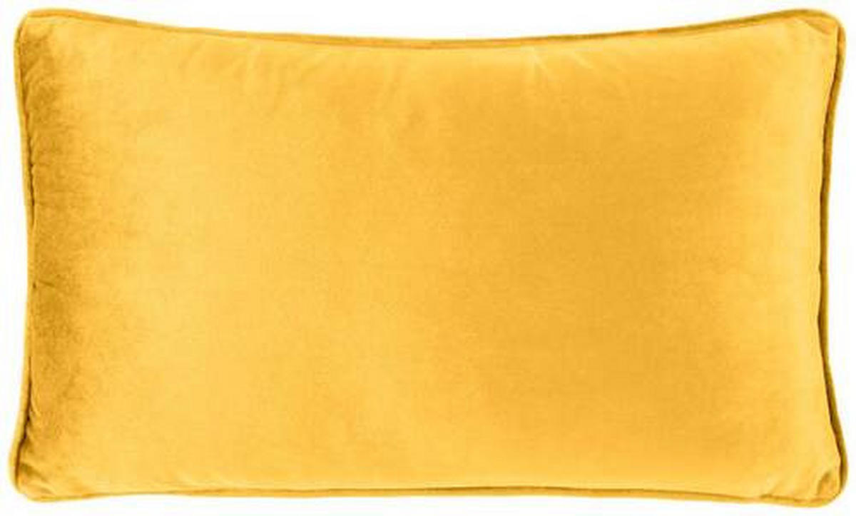 DÍSZPÁRNA 30/50 cm  - sárga, Basics, textil (30/50cm) - Novel
