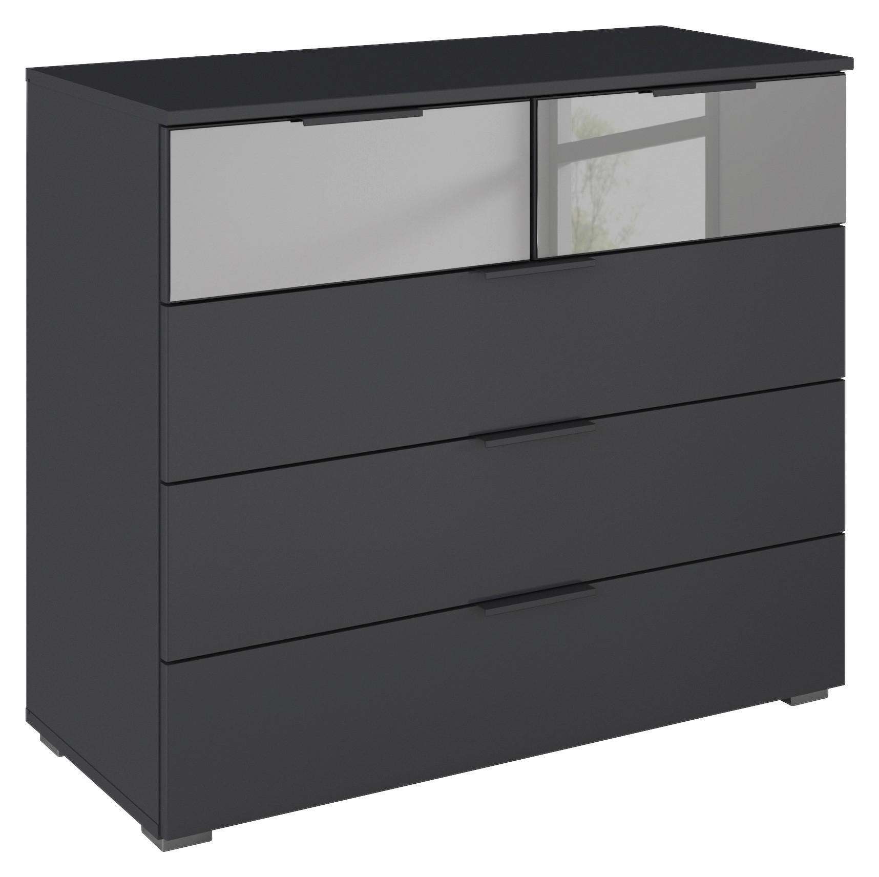 KOMMODE 93/81/42 cm  in  - Alufarben, MODERN, Glas/Holzwerkstoff (93/81/42cm) - Rauch Möbel