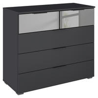 KOMMODE 93/81/42 cm  in  - Alufarben, Modern, Glas/Holzwerkstoff (93/81/42cm) - Rauch Möbel