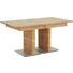 ESSTISCH in Holz 160(210)/90/75 cm - Edelstahlfarben/Eichefarben, Natur, Holz (160(210)/90/75cm) - Celina Home ESSTISCH in Holz 160(210)/90/75 cm - Edelstahlfarben/Eichefarben, Natur, Holz (160(210)/90/75cm) - Celina Home