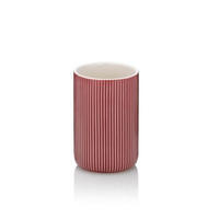 ZAHNPUTZBECHER Keramik  - Rot, Basics, Keramik (7,5/10,5cm) - Kela
