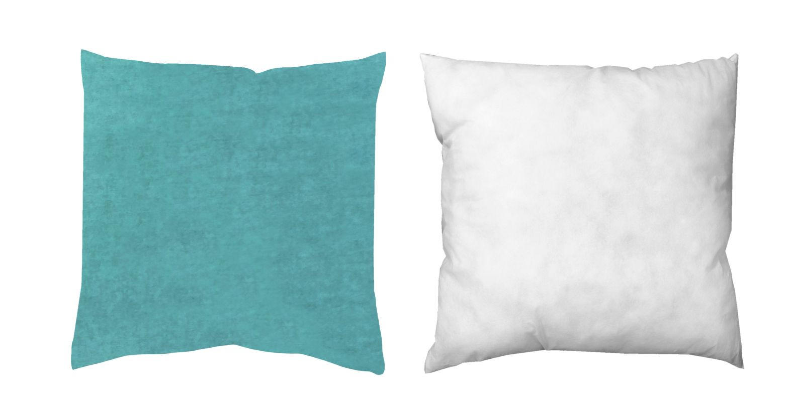 ZIERKISSEN  50/50 cm   - Petrol, Basics, Textil (50/50cm)