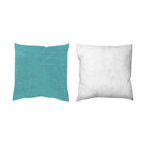 ZIERKISSEN  50/50 cm   - Petrol, Basics, Textil (50/50cm)