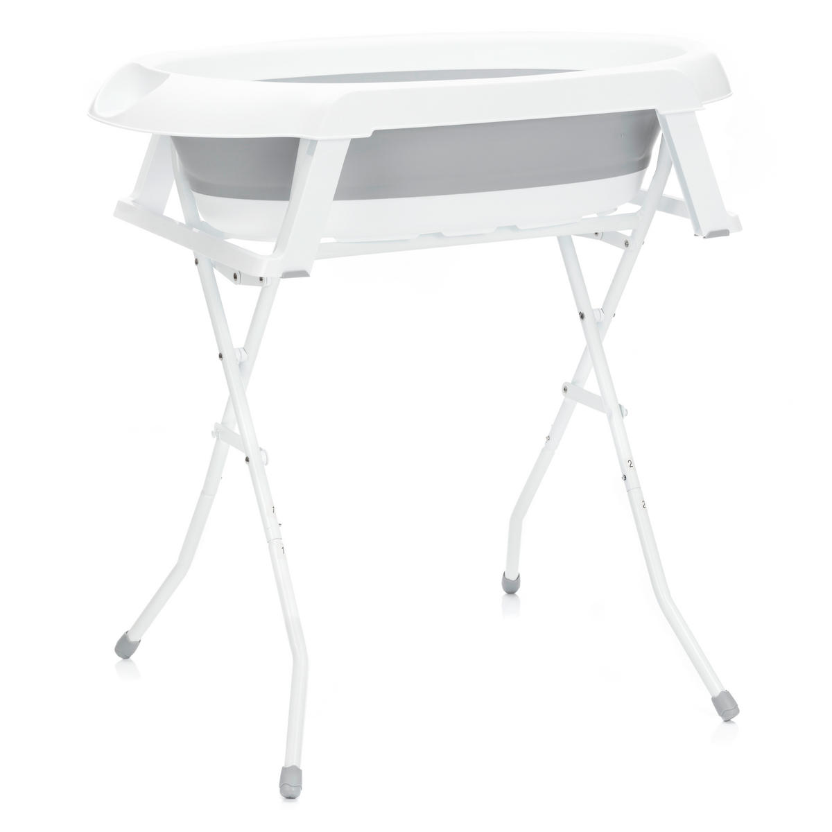 BABYBADEWANNE  - Hellgrau/Weiß, Basics, Kunststoff (21/85/47cm) - Fillikid