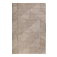 WEBTEPPICH 133/200 cm Velvet Groove Beige  - Beige, KONVENTIONELL, Textil (133/200cm) - Esprit