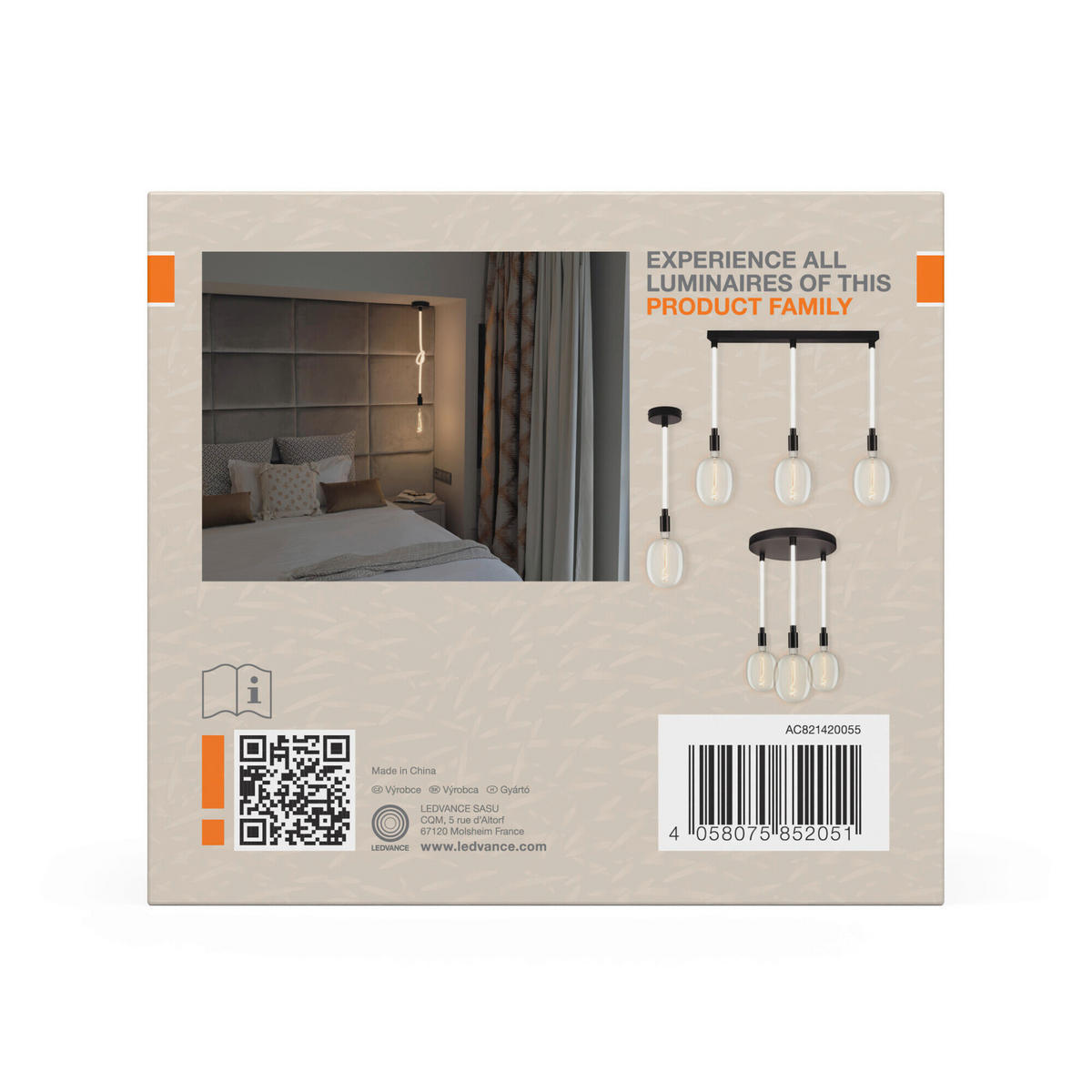 LED-HÄNGELEUCHTE 14/117,5 cm   - Schwarz, Basics, Metall (14/117,5cm) - Osram