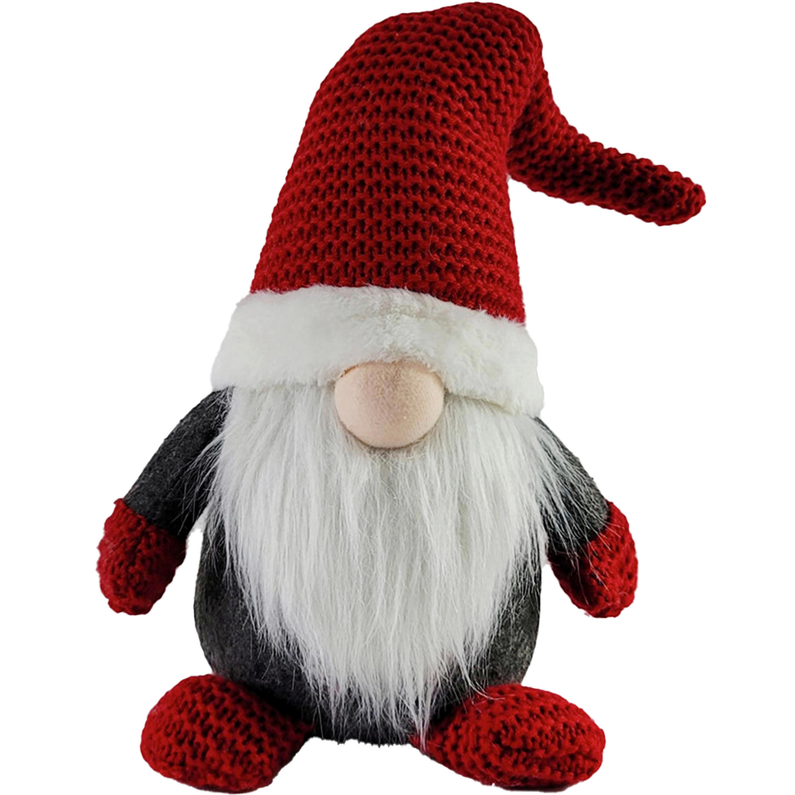 PALČEK - rdeča/črna, Trend, kamen/tekstil (24,5/52/16cm) - X-Mas