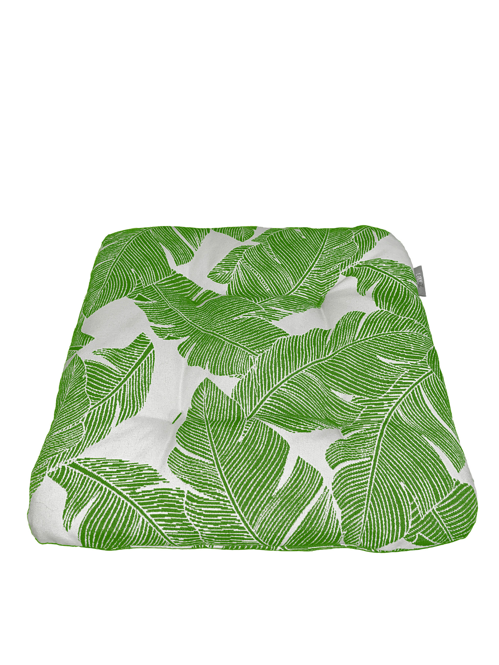 JASTUK ZA STOLICU   38/38 cm   - bijela/zelena, Moderno, tekstil (38/38cm) - Amatio