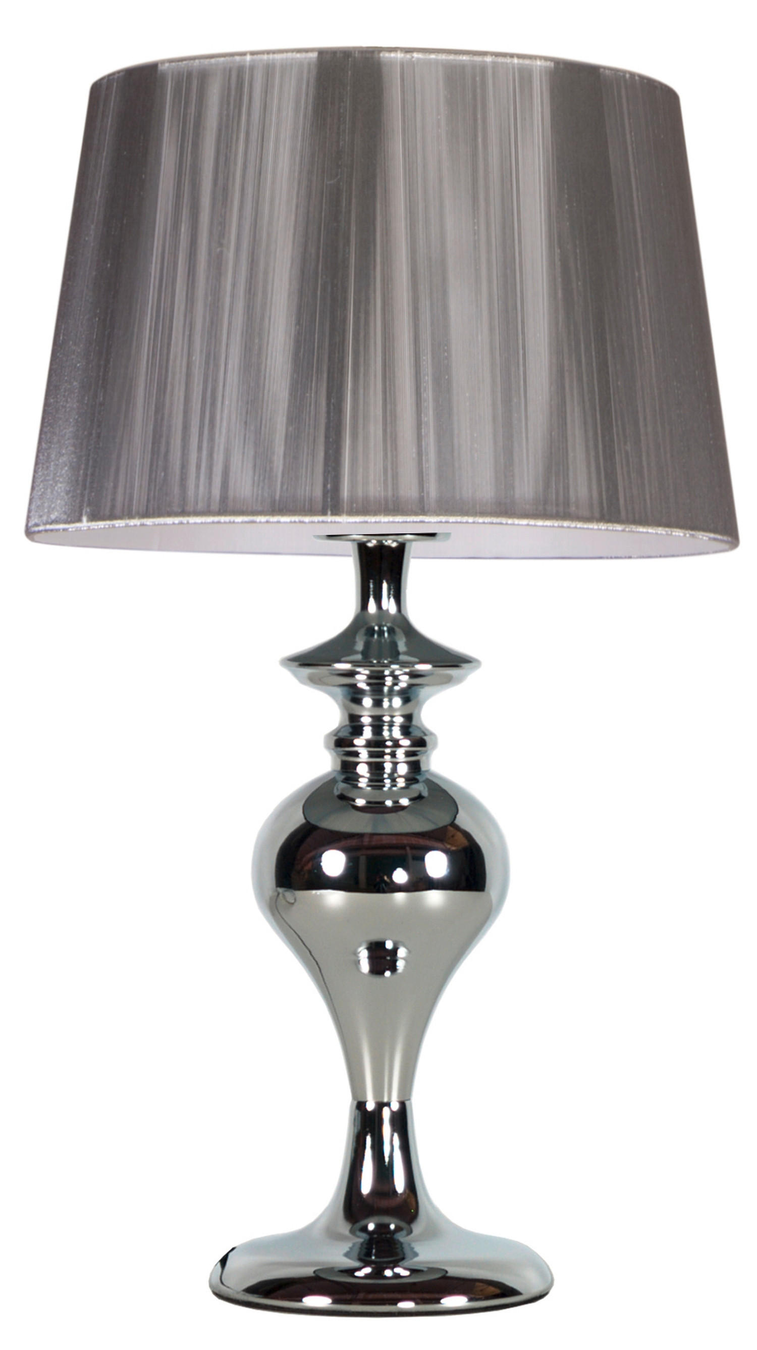 BORDSLAMPA 24/24/40 cm   - silver, Design, metall (24/24/40cm)