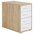 ANSTELLCONTAINER - Silberfarben/Schwarz, KONVENTIONELL, Holzwerkstoff/Kunststoff (43,8/75,6/80cm) - Voleo ANSTELLCONTAINER - Silberfarben/Schwarz, KONVENTIONELL, Holzwerkstoff/Kunststoff (43,8/75,6/80cm) - Voleo