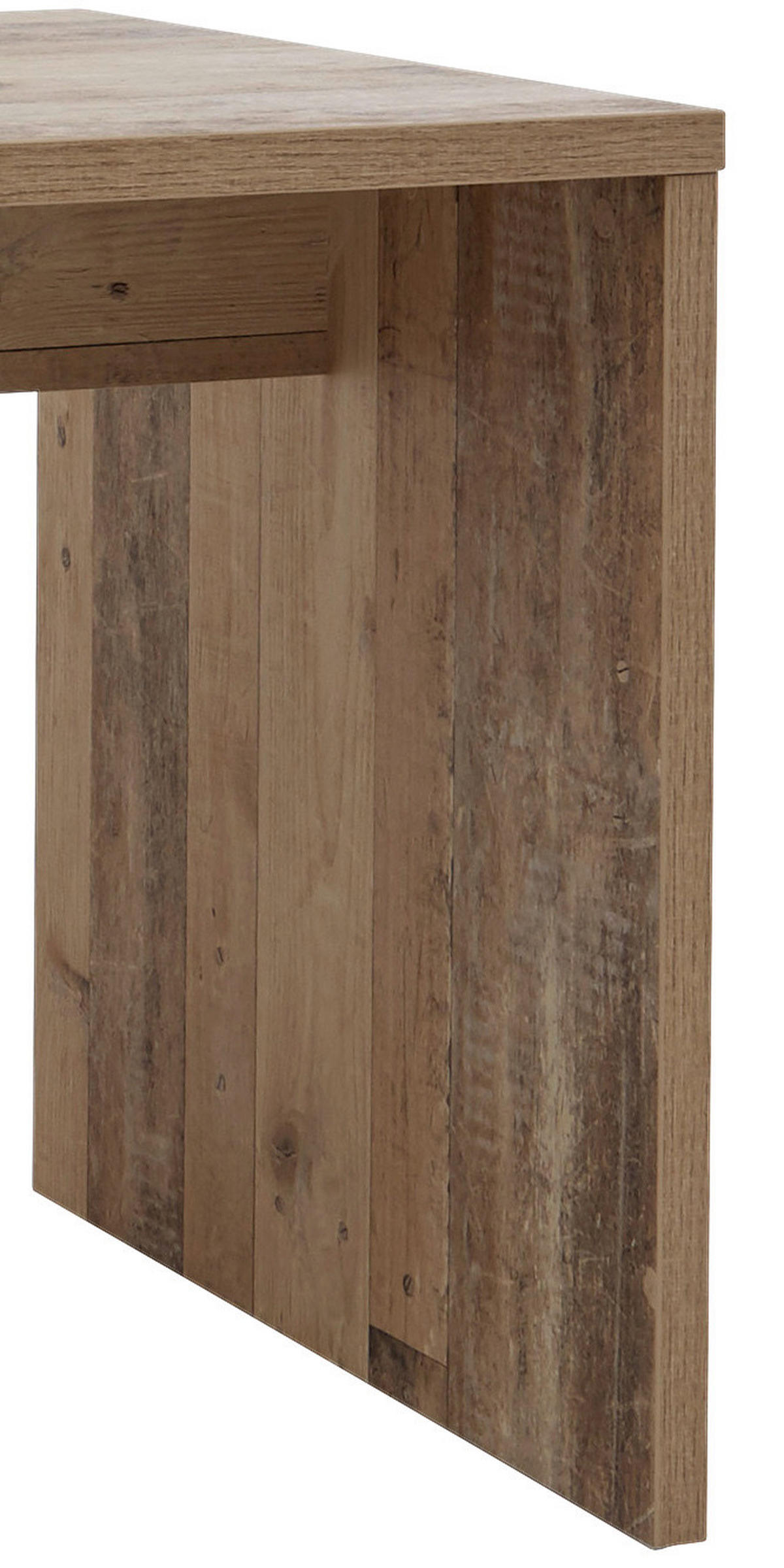 SCHREIBTISCH 130/70/75 cm  in Anthrazit, Fichtefarben  - Fichtefarben/Anthrazit, Basics, Holzwerkstoff/Kunststoff (130/70/75cm) - MID.YOU