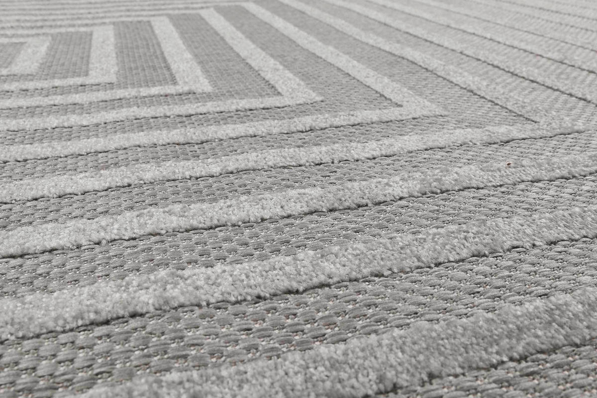 OUTDOORTEPPICH 160/225 cm Carolina Silberfarben  - Silberfarben, Design, Textil (160/225cm) - Esprit