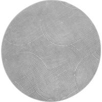 COVOR CU ȚESĂTURĂ PLATĂ Laura  - gri, Design, textil (120cm) - Novel