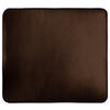 ZIERKISSEN   52/42/7 cm  - Dunkelbraun, Design, Leder (52/42/7cm) - Livetastic