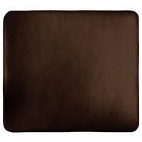 ZIERKISSEN SPRING  - Dunkelbraun, Design, Leder (52/42/7cm) - Livetastic