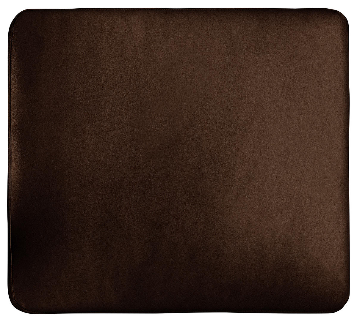 ZIERKISSEN SPRING  - Dunkelbraun, Design, Leder (52/42/7cm) - Livetastic