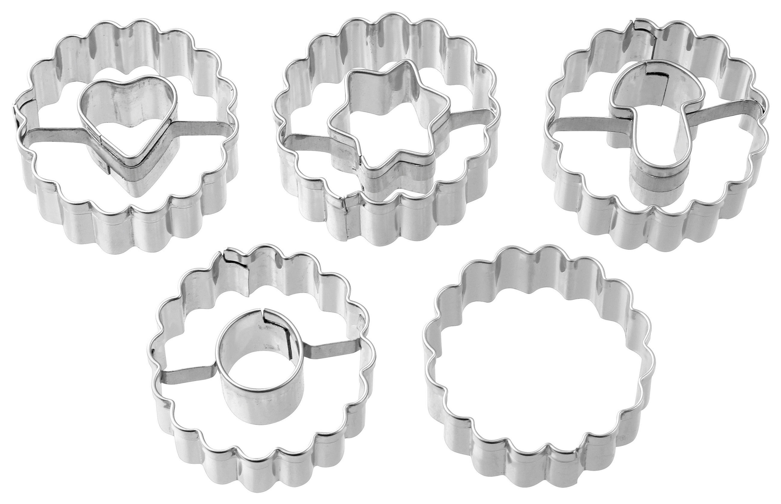 AUSSTECHFORM - Silberfarben, Basics, Metall (17/11,7/3,8cm) - Dr.Oetker