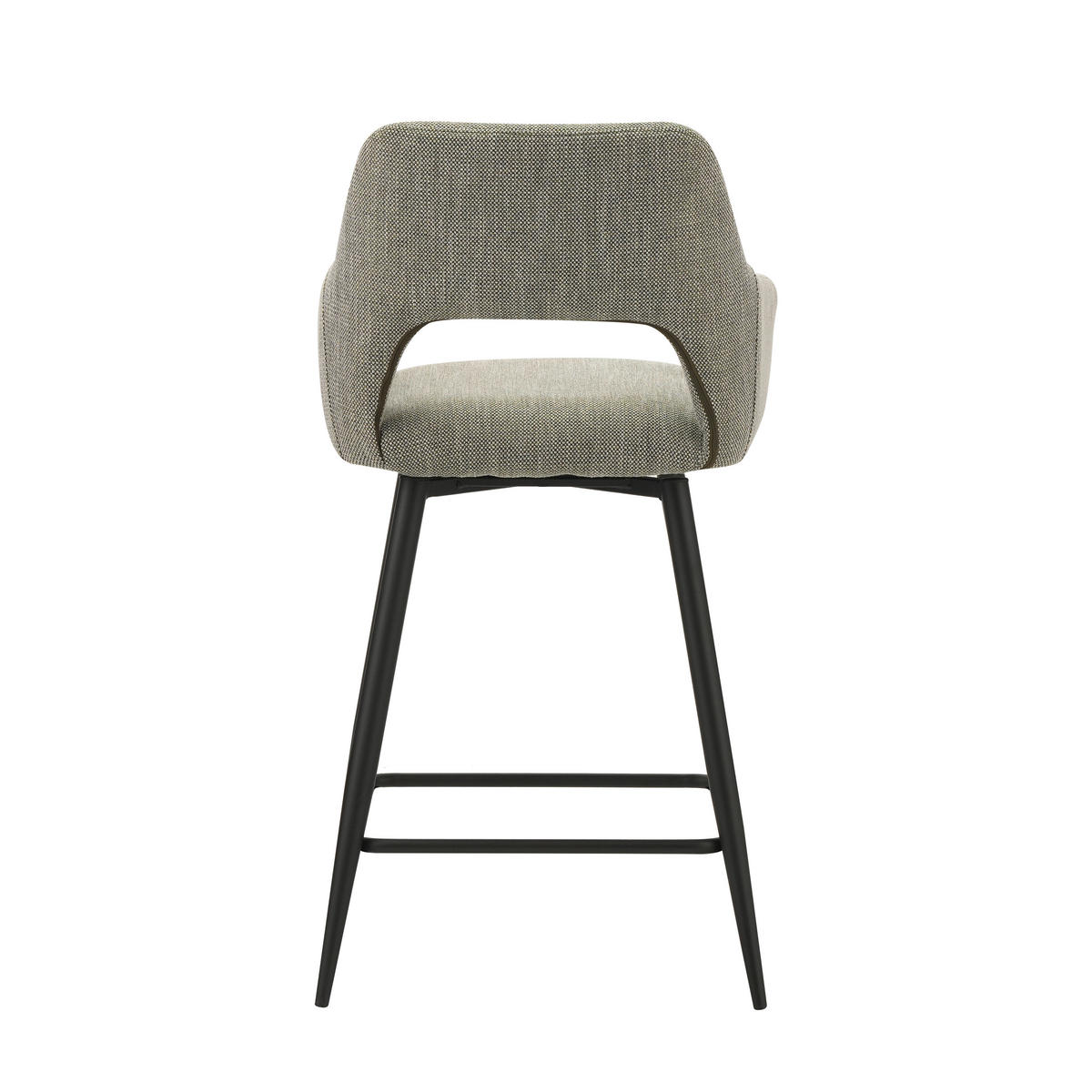 BARHOCKER-SET in Grün  - Schwarz/Grün, MODERN, Textil/Metall (51,5/97/54cm) - MID.YOU