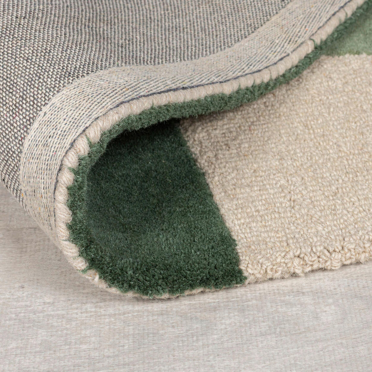 WOLLTEPPICH 200/290 cm Blau, Grün  - Blau/Grün, MODERN, Textil (200/290cm) - Xora