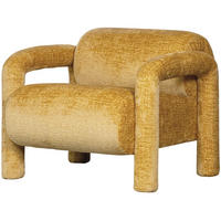 SESSEL in Samt Goldfarben  - Goldfarben, Design, Textil (76/65/82cm) - Livetastic