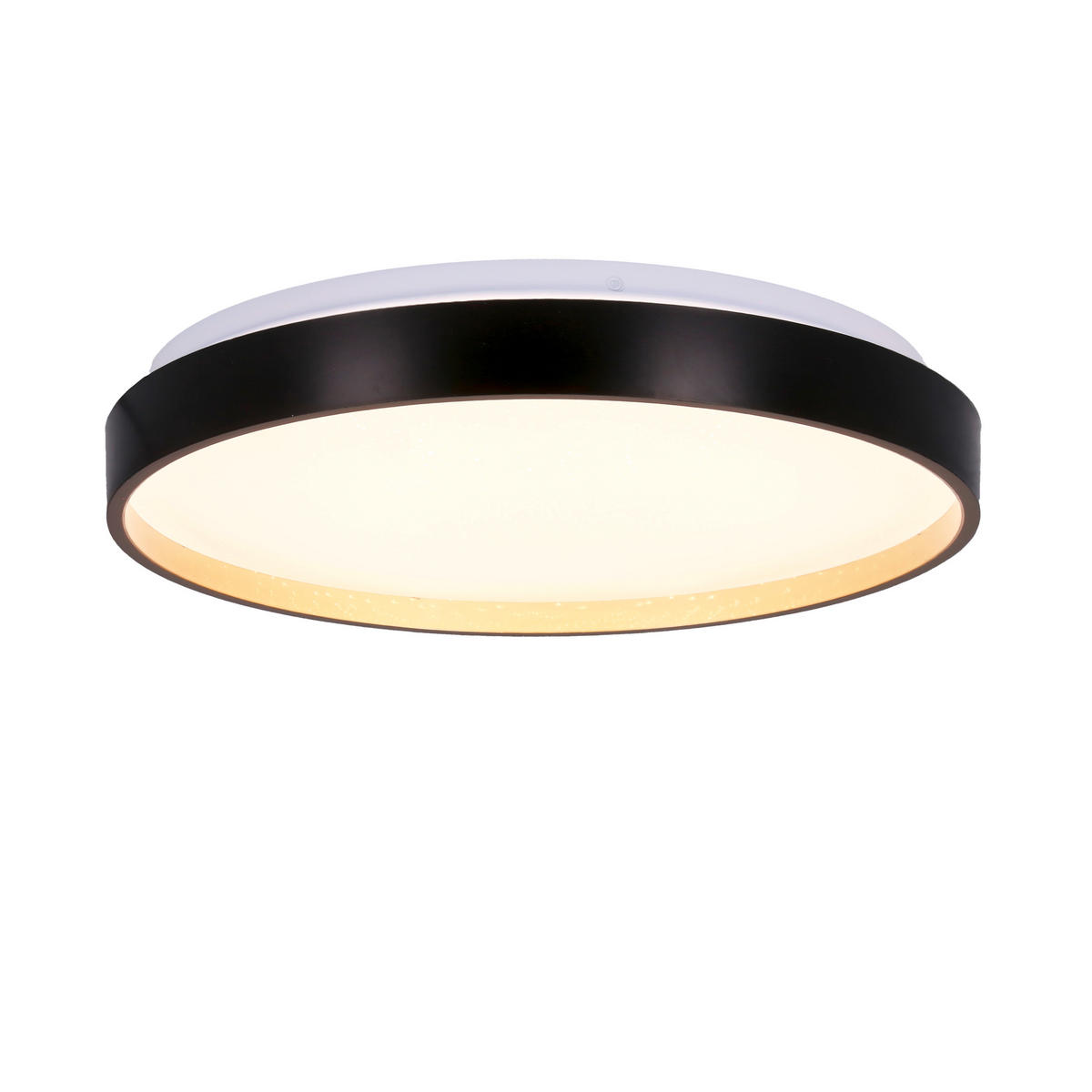 LED-TAKLAMPA Florida 33/33/6 cm  - vit/svart, Klassisk, metall/plast (33/33/6cm)