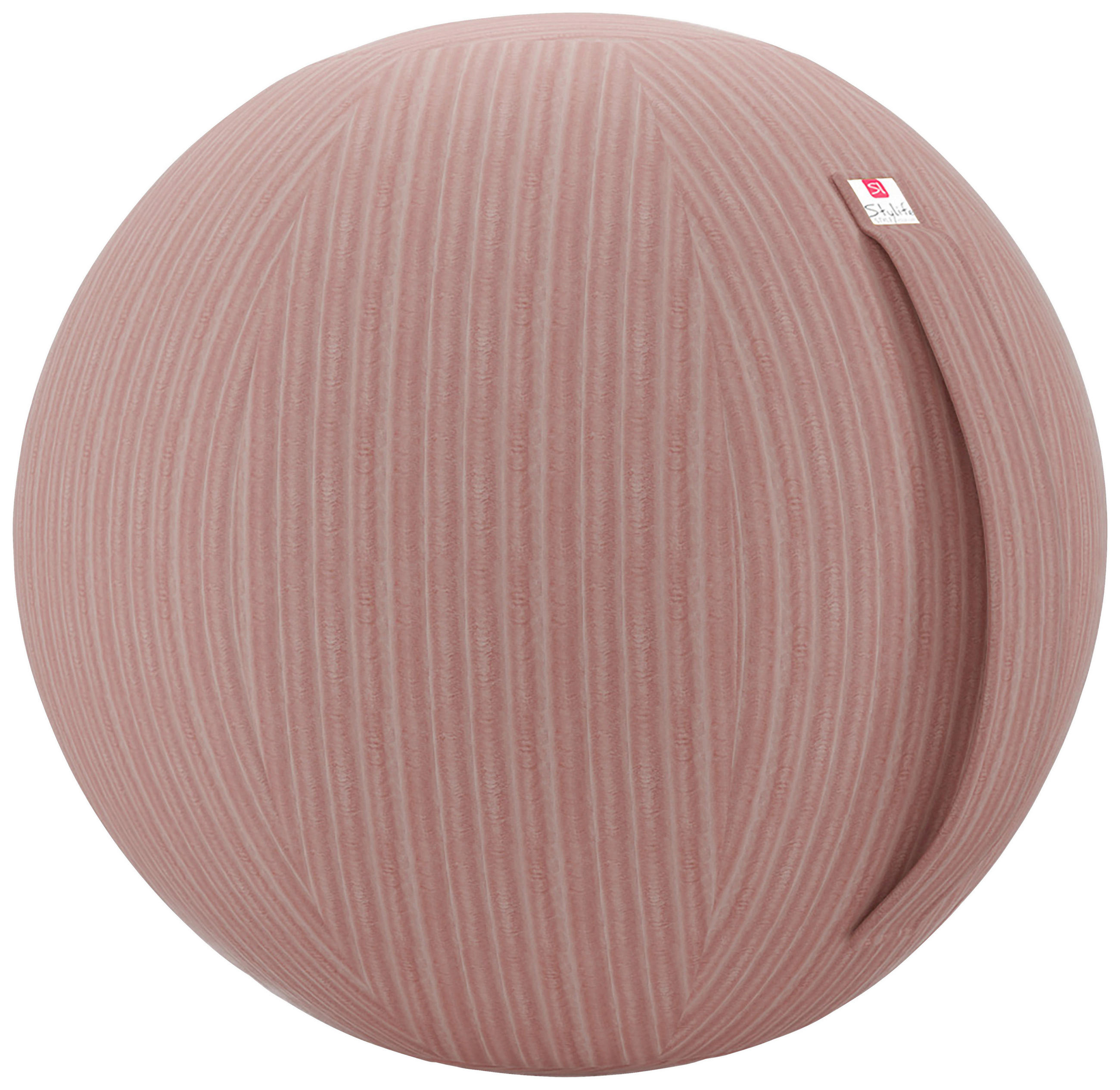 SITZBALL Cord  - Rosa, Design, Textil (65cm) - Stylife