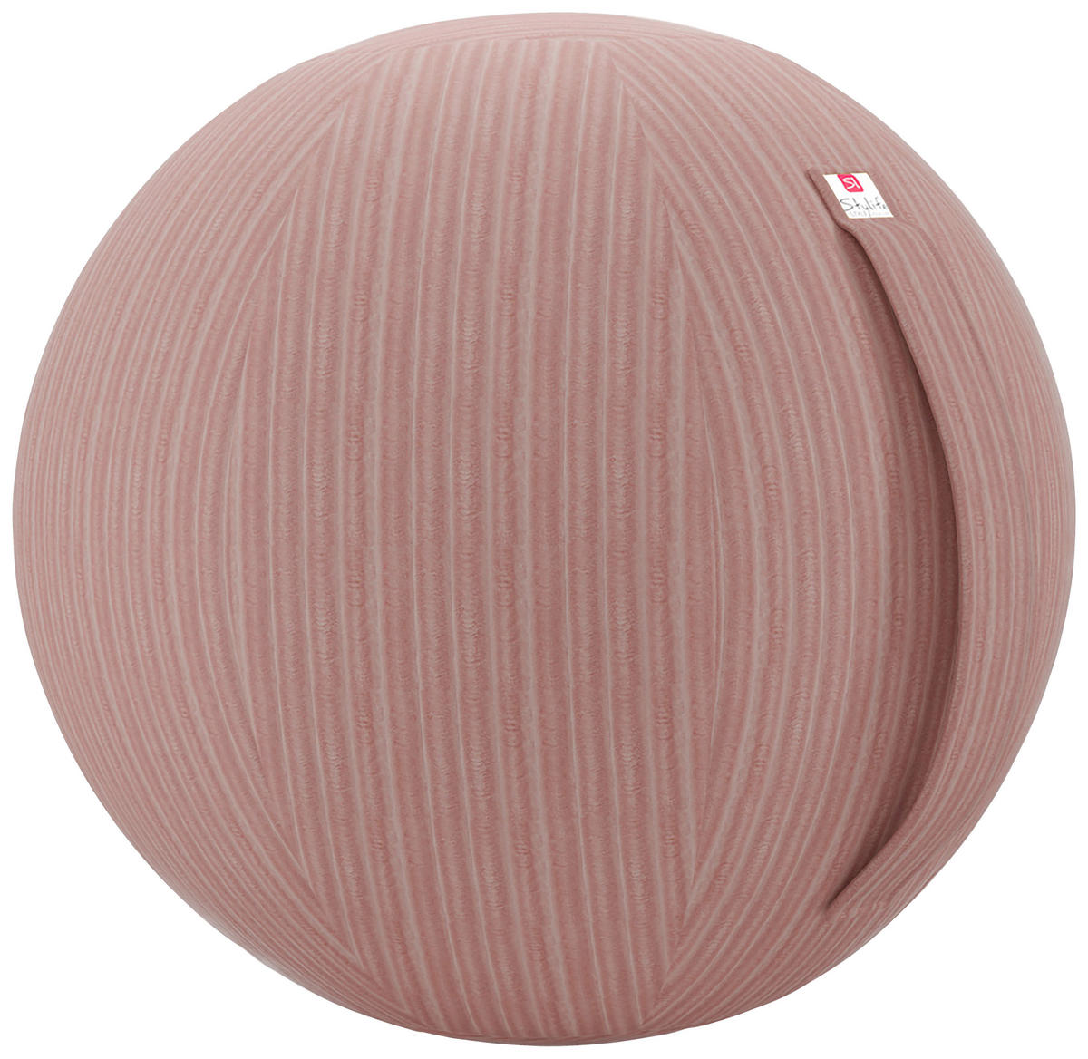 SITZBALL Cord  - Rosa, Design, Textil (65cm) - Stylife