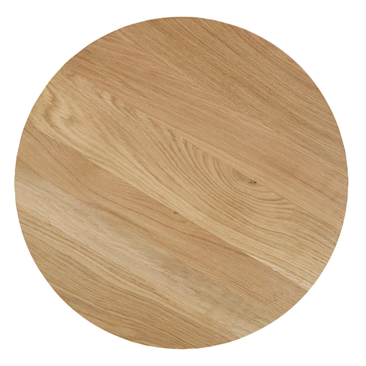 BEISTELLTISCH 45/45/45 cm Eiche massiv Eichefarben, Weiß, Naturfarben rund  - Eichefarben/Weiß, Design, Holz/Metall (45/45/45cm) - Landscape