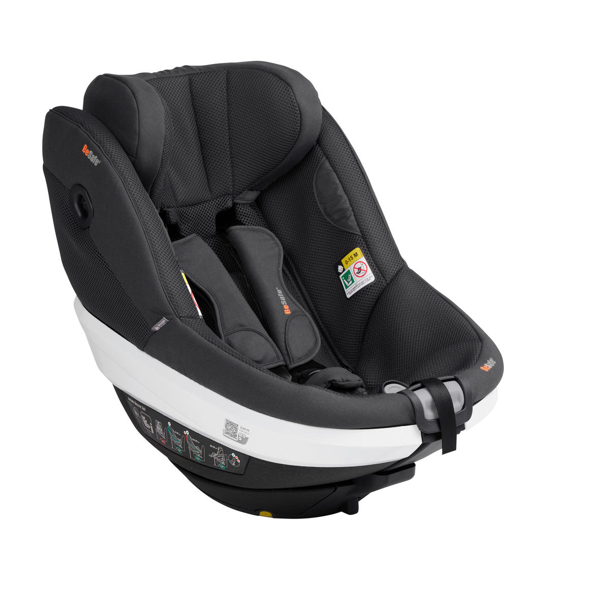 AUTO-SEDIŠTE ZA DECU  Beyond 360  - tamnosiva, Osnovno, tekstil (67/44cm) - Besafe