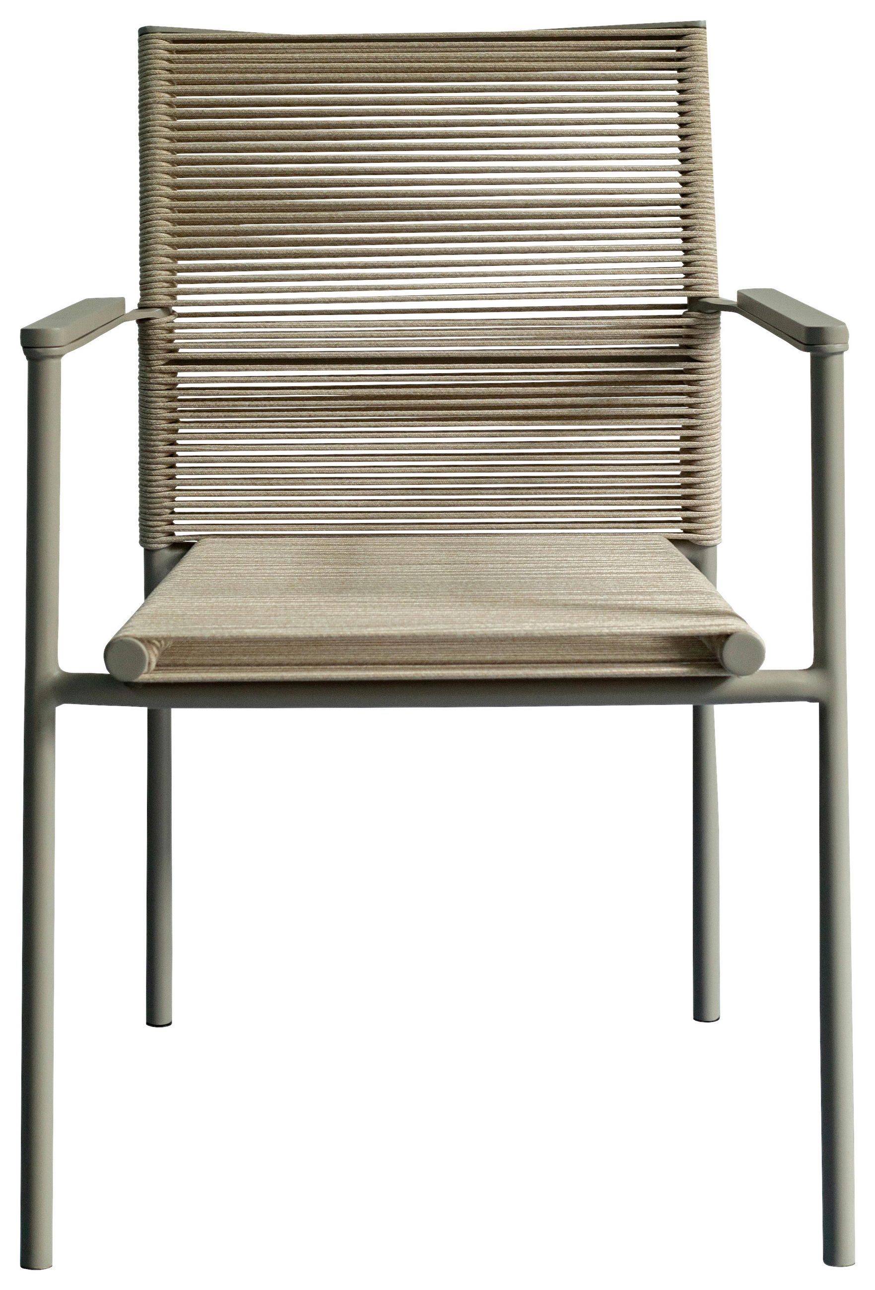 STAPELSESSEL Aluminium Beige  - Beige, MODERN, Textil/Metall (55,5/82,5/59cm) - Amatio