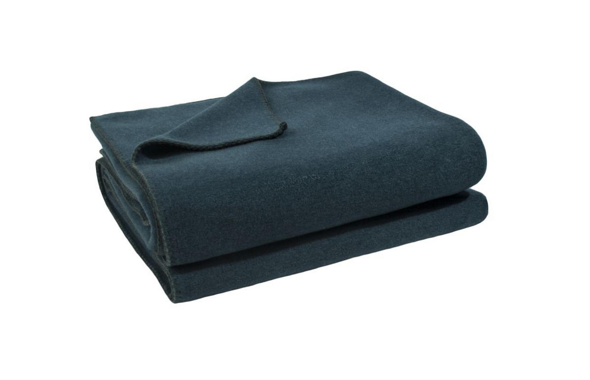 FLEECEDECKE Soft-Fleece 160/200 cm  - Dunkelgrün, KONVENTIONELL, Textil (160/200cm) - Zoeppritz