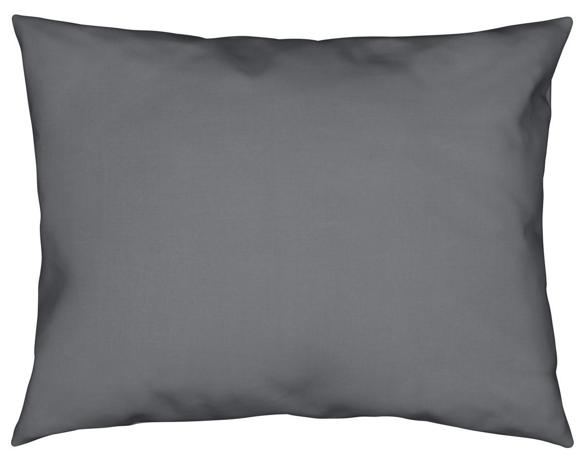 POVLEČENÍ, satén, antracitová, 140/200 cm - antracitová, Basics, textil (140/200cm) - Novel