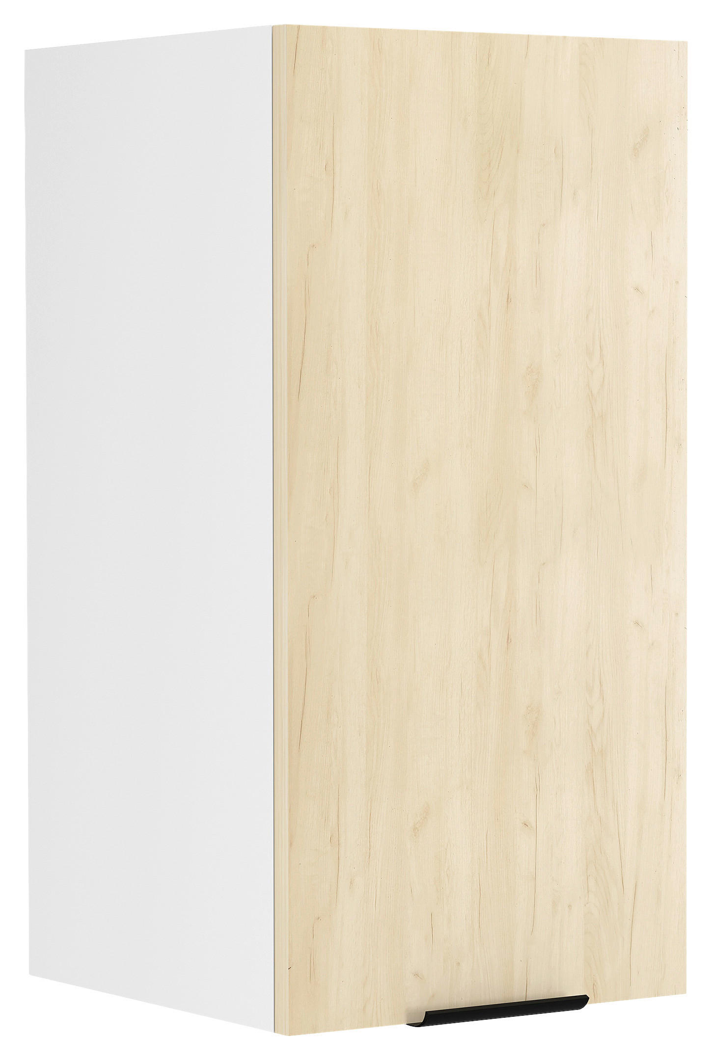 KÜCHENOBERSCHRANK 30/60/31 cm  in Weiß, Honigeiche  - Honigeiche/Schwarz, Trend, Holzwerkstoff/Kunststoff (30/60/31cm) - MID.YOU