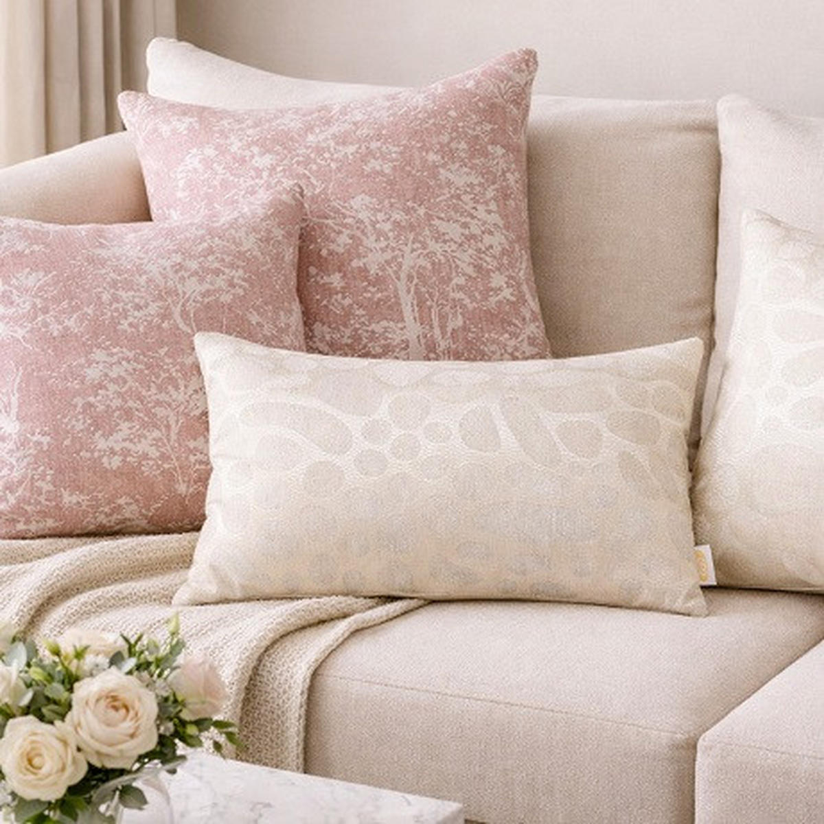 UKRASNI JASTUČIĆ   40/60 cm  DUBAI  - boje sedefa, Basics, tekstil (40/60cm)