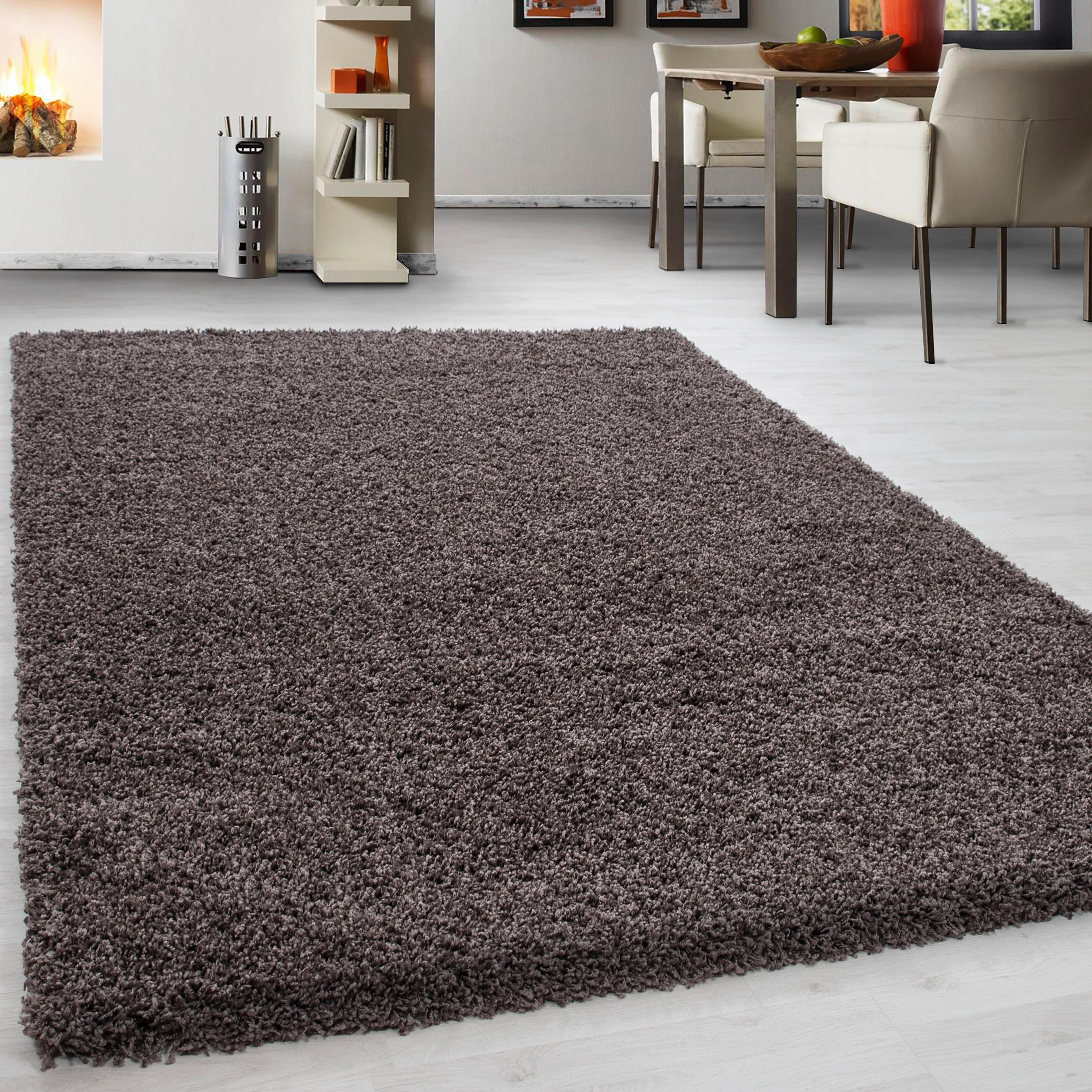 KOBEREC S VYSOKÝM VLASEM, 60/110 cm, šedohnědá - šedohnědá, Konvenční, textil (60/110cm) - Novel