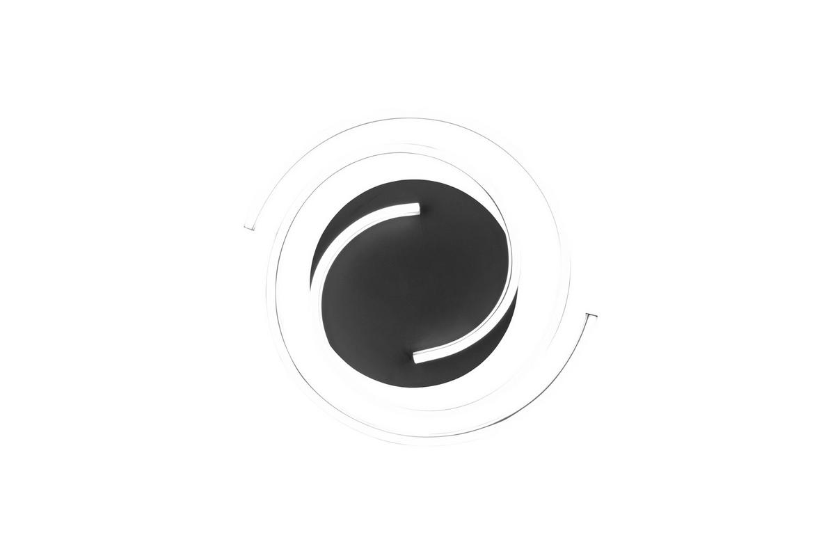 STROPNA LED-SVETILKA  Caya max 58 W/6800 lm/2300 + 3000 +4000 K/230 V/ - črna/barve medenine, Trend, kovina (50/9cm)