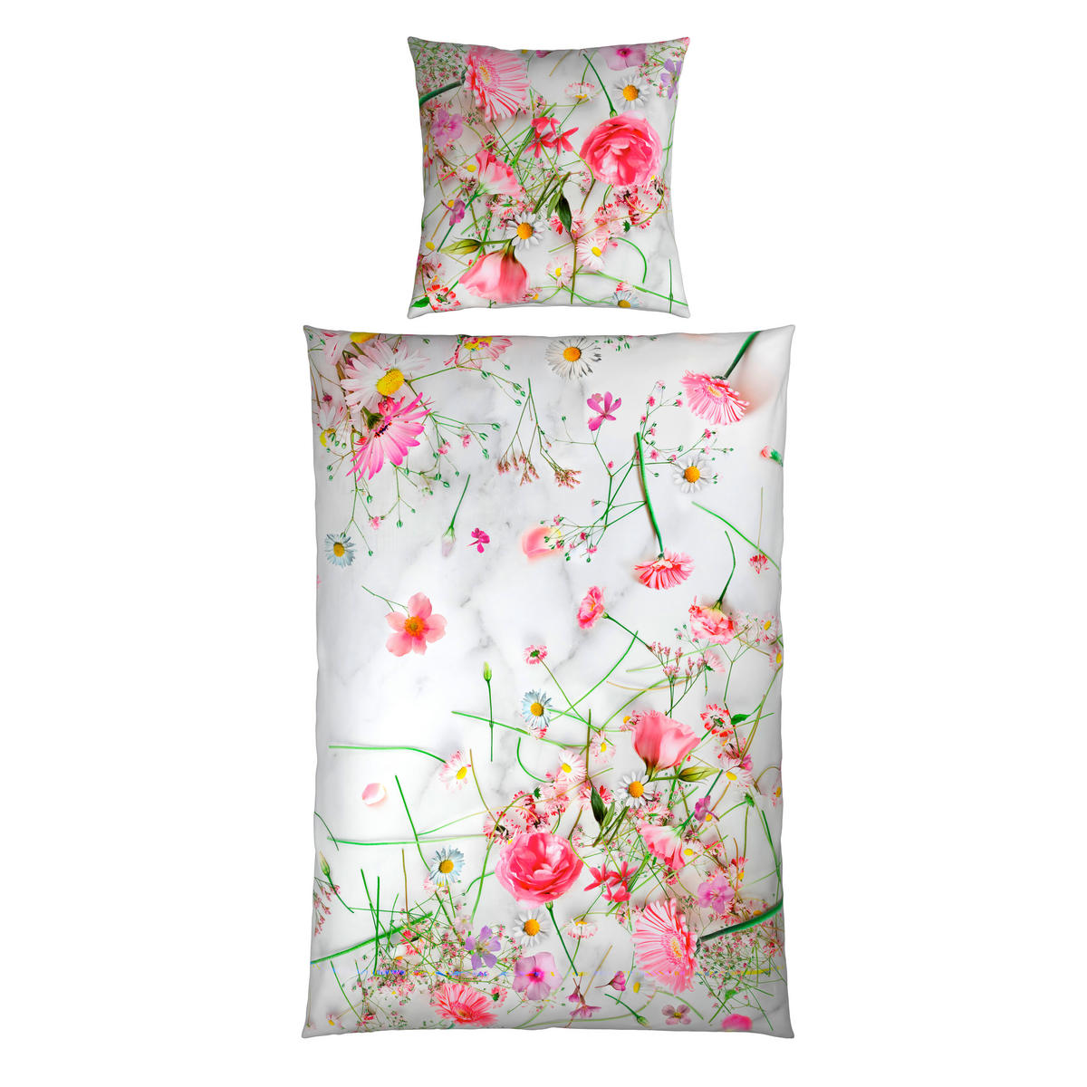 WENDEBETTWÄSCHE Satin 155/220 cm  - Multicolor, Textil (155/220cm) - Esposa